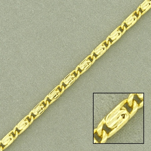 [924790000] Snail brass chain width 2,9mm