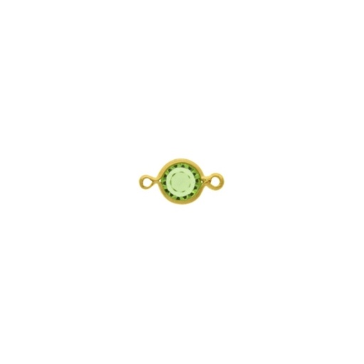 [123061500] Intercalaire strass Ø 6mm couleur peridot
