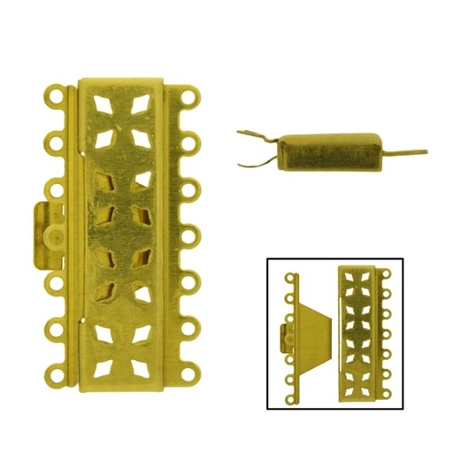 [910250700] Necklace clasp base 7 strands
