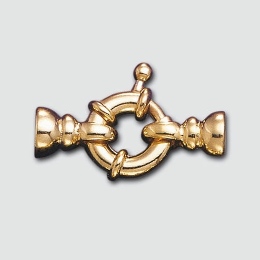 [228041200] Spring ring clasp Ø 12mm + 2 ends to Ø 6mm balls