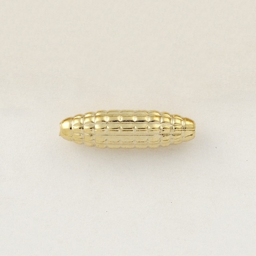 [117190000] Metal bead 4,5x14mm. Hole Ø 1mm