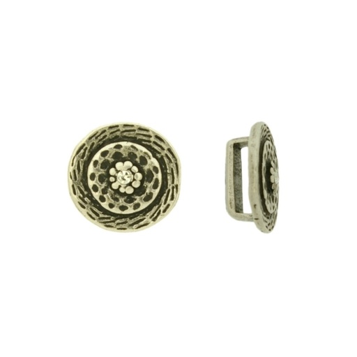 [120110000] Slider bead Ø 16mm. Hole 2x9mm