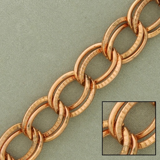 [511310000] Double curb steel chain width 12mm