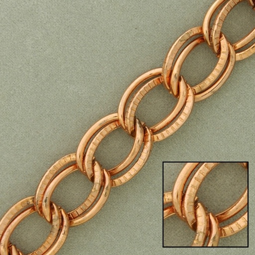 [511310000] Double curb steel chain width 12mm