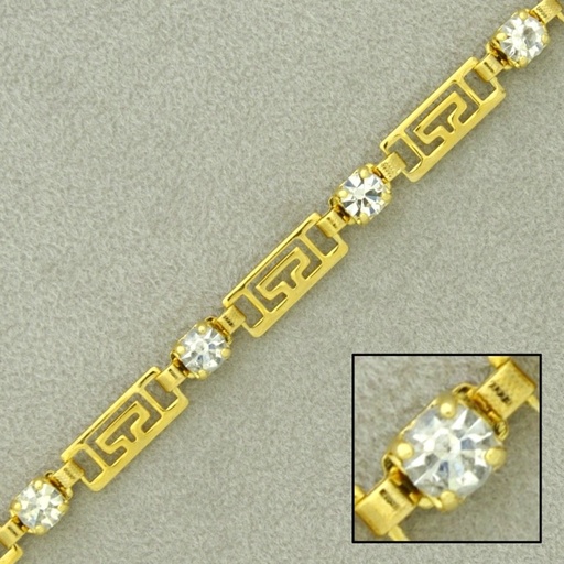 [520560000] Bead brass chain width 4,7mm