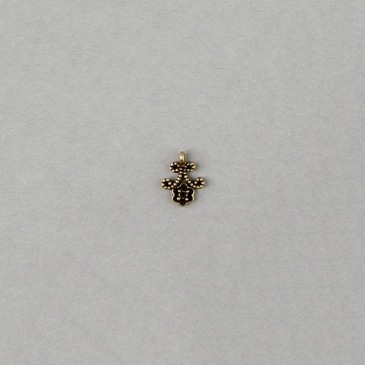 [116730000] Filigree finding 15x12mm with 7 sockets to strass