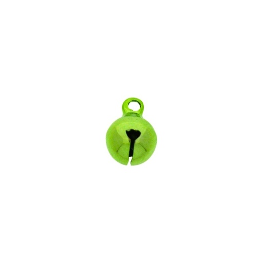[123310800] Jingle bell Ø 8mm green colour nickel free