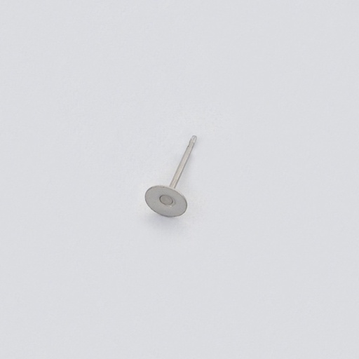 [113410500] Ear post with Ø 5mm flat pad