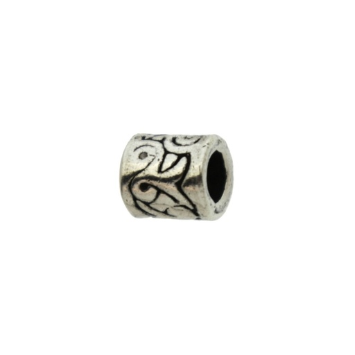 [126550000] Metal bead 8x7mm. Hole Ø 4mm.