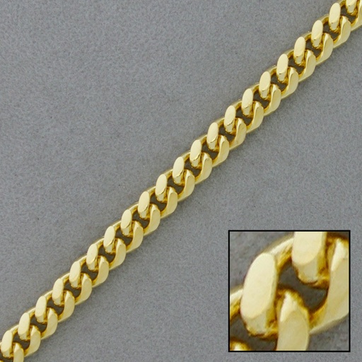 [522910000] Flat curb brass chain width 5,6mm