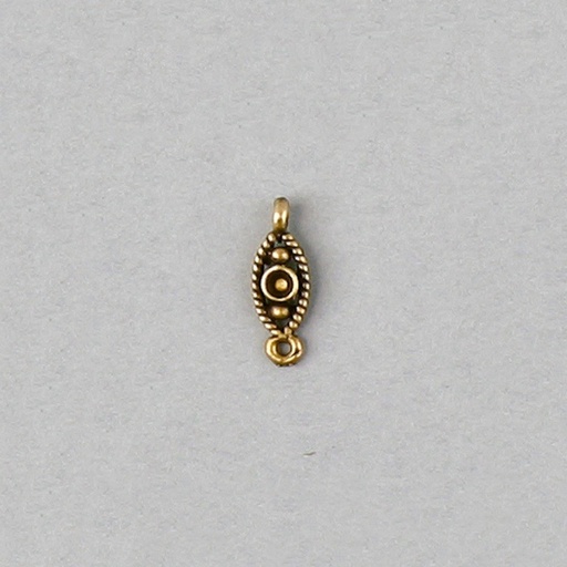 [116840000] Filigree finding 17x6mm with a socket to strass