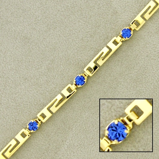 [922720300] Bead brass chain width 4,3mm