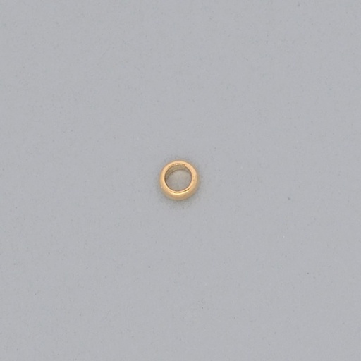 [323850000] Brass ring Ø 4,4x1,4mm half round shape.