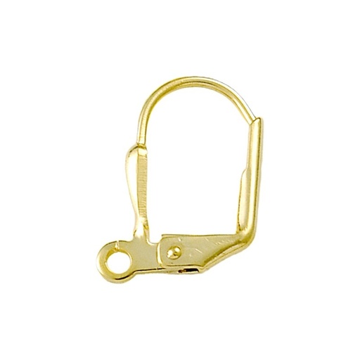 [635830000] Earclip 14x10mm with open jump ring