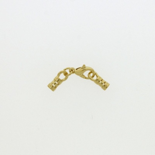 [919292000] Set lobster clasp 10mm + 2 ends for cord Ø 2mm