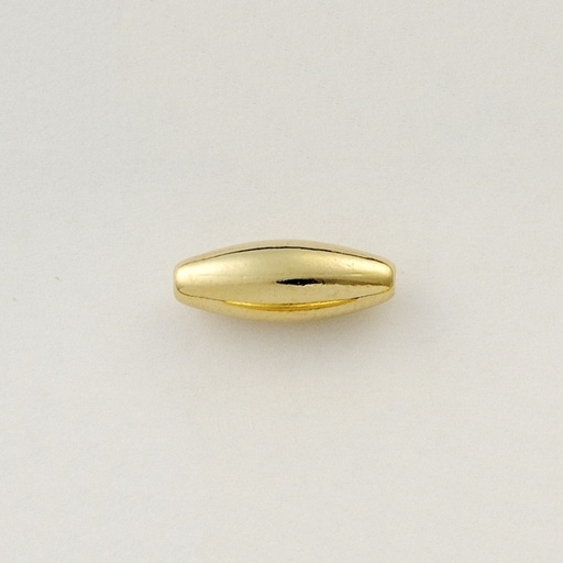 [117001200] Metal bead 4,5x12mm. Hole Ø 1mm