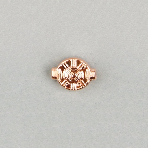 [111230000] Metallize bead 5x15mm. Hole Ø 2mm