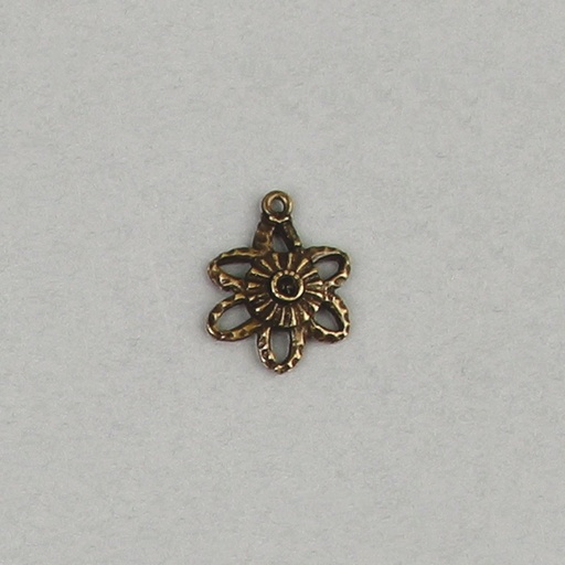 [119650000] Filigree finding 20x17mm with a socket to strass