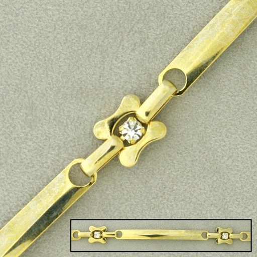 [524740000] Bead brass chain width 10,8mm