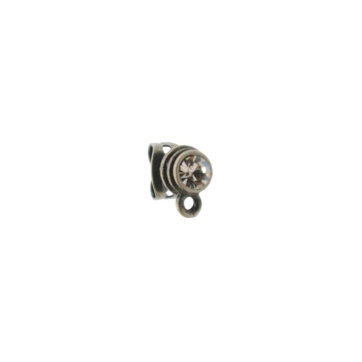 [917240000] Clou d'oreille rond Ø 6mm pour strass PP28 avec anneau