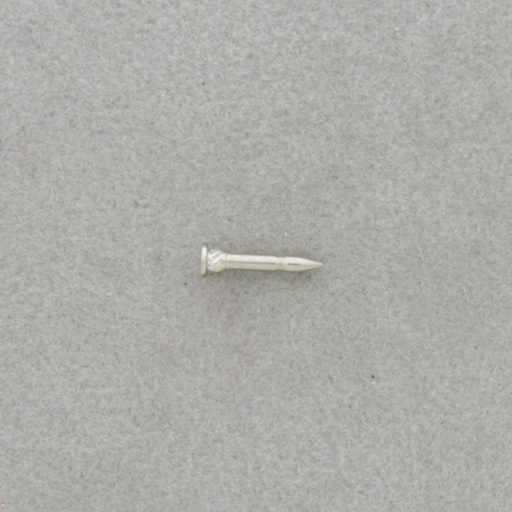 [110330800] Clou de pin en alliage nickelargent 1x8mm