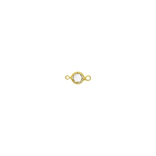 [123040600] Intercalaire strass Ø 4mm couleur cristal