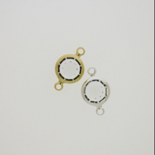 [750190600] Round strass diam. 8mm crystal colour. Length 15mm