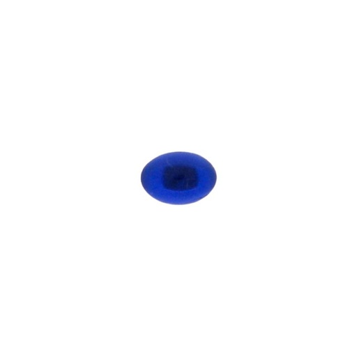 [750080300] Stone oval cabochon 5x7mm flat base sapphire colour