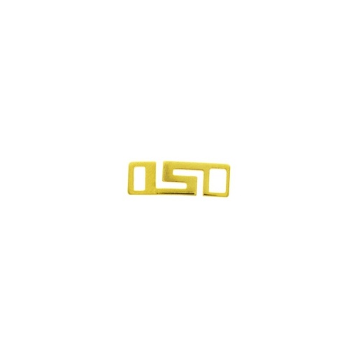 [918430000] Brass end 18,2x6mm for greek chain