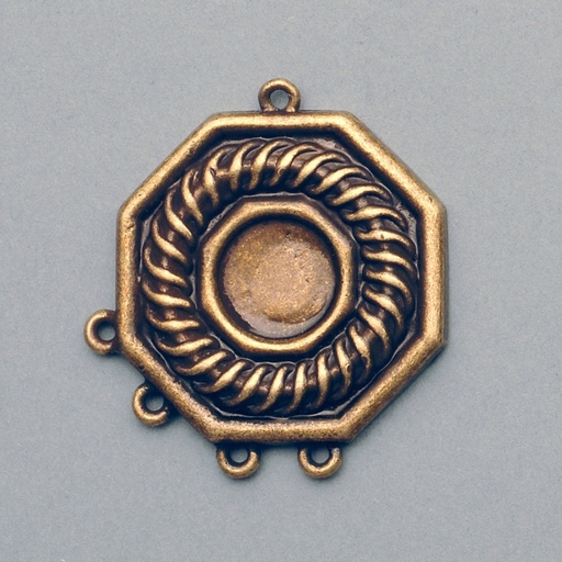 [114990000] Filigree finding 40x35mm