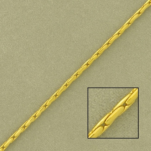 [526710000] Cadena de latón cobra ancho 1,8mm