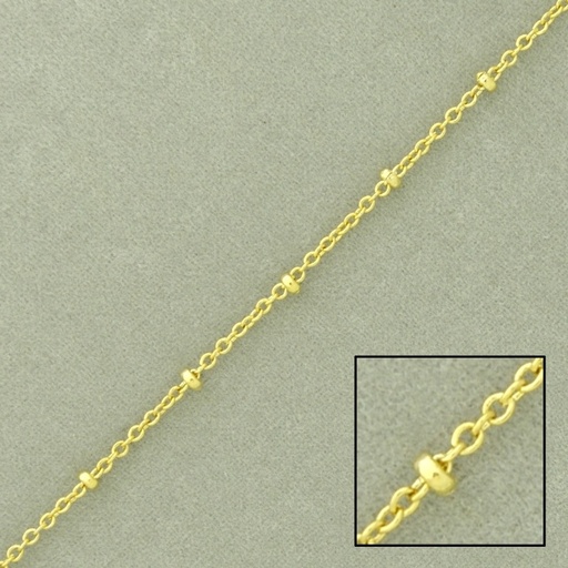 [924680000] Brass chain width 0,8mm. Ball Ø1,9mm
