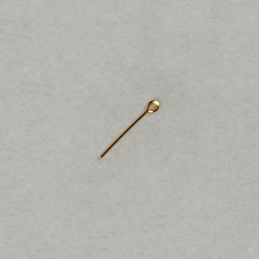 [110722000] Brass eyepin 20mm. Wire Ø 0,7mm