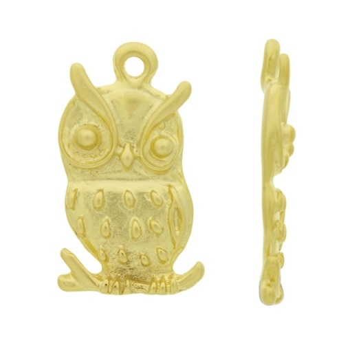 [120060000] Owl pendant 37x19mm