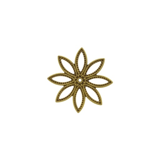 [121560000] Flower metal component Ø 25mm