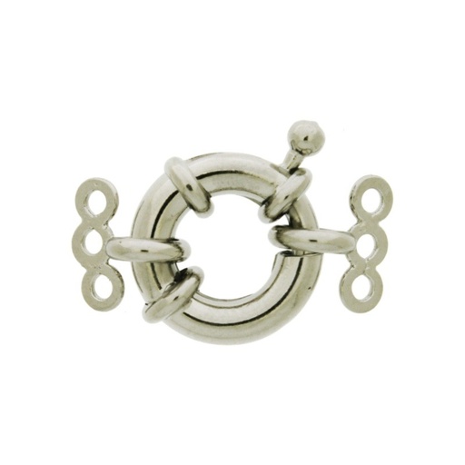 [228231400] Spring ring clasp Ø 14mm + 2 ends with 3 strands