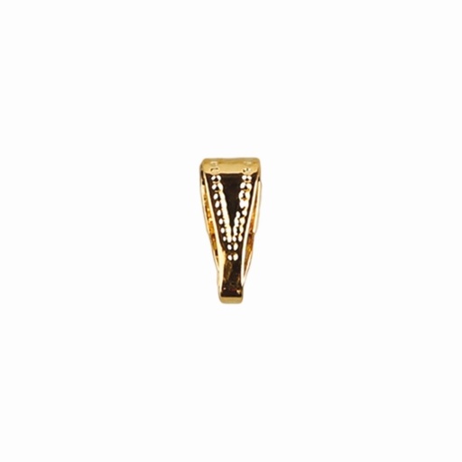 [114540000] Portacolgante 10x1,5mm. Paso para cadena o cordón de Ø3,6mm.