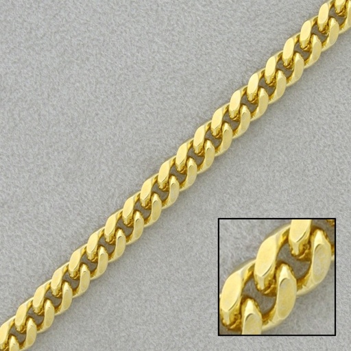 [521260000] Flat curb brass chain width 5,2mm