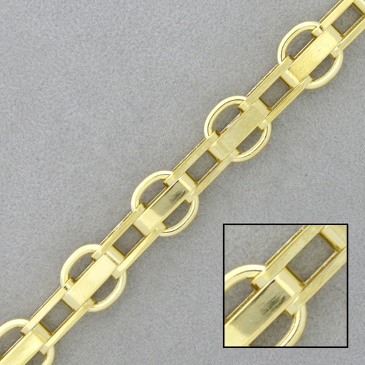 [524410000] Brass chain width 10mm