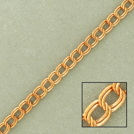 [511390000] Cadena de hierro barbada doble ancho 4,3mm