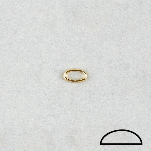 [320370000] Anneau ouvert ovale 7x4xØ 1,2mm