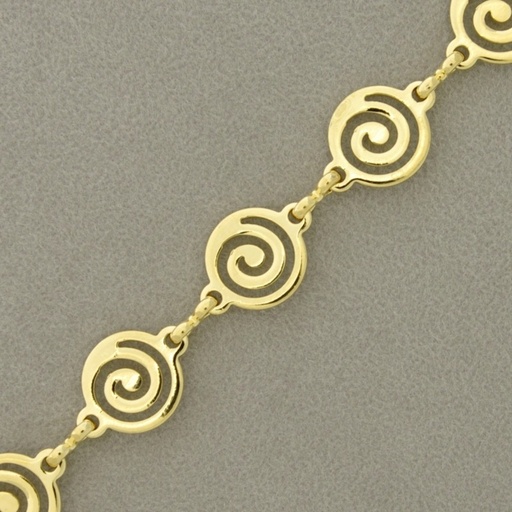 [923121000] Brass chain spiral width 10mm