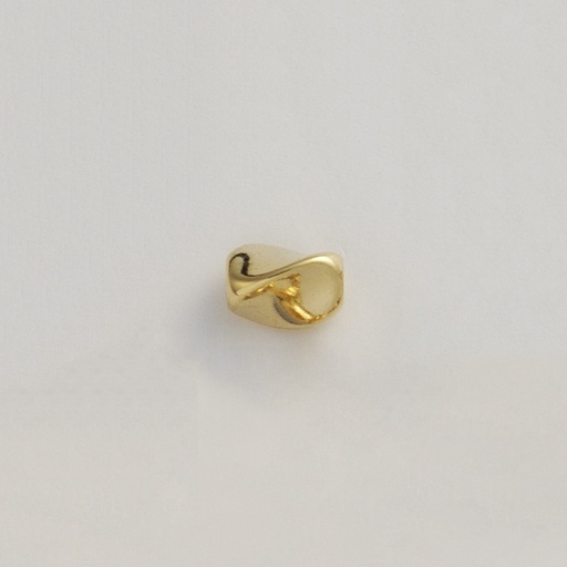 [111140000] Metal bead 5x7,5mm. Hole Ø 1,5mm