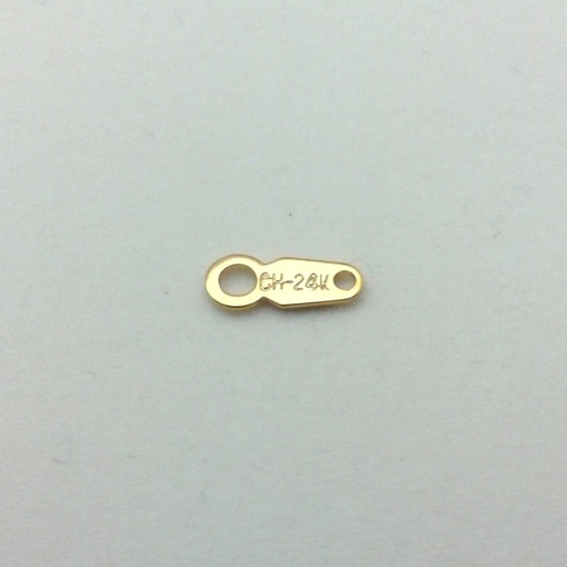 [912480000] End plate 4x10mm engraved "CH-24K"