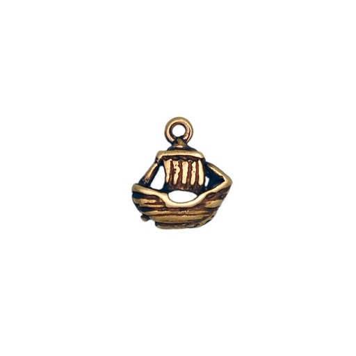 [115650000] Pendentif bateau 15x13mm