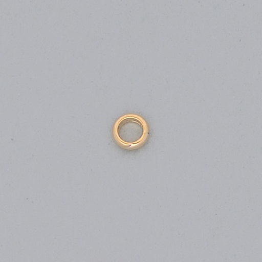 [323910000] Anneau de laiton Ø7x1,5mm forme demie ronde.