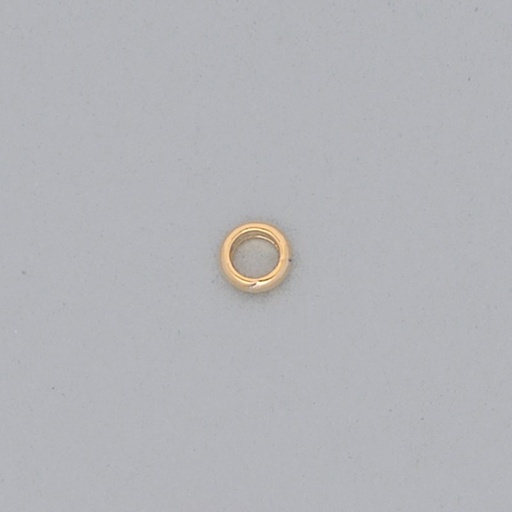 [323910000] Brass ring Ø 7x1,5mm half round shape.