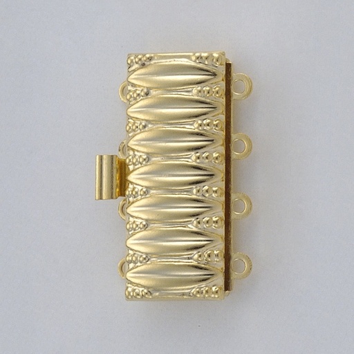 [230240400] Necklace clasp 25x16mm 4 strands