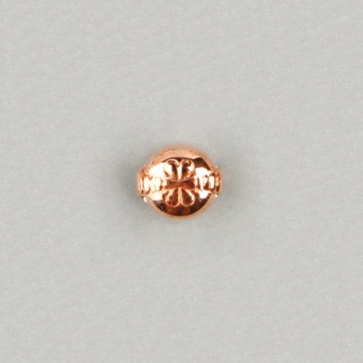 [111260000] Metallize bead 6x12mm. Hole Ø 1,5mm