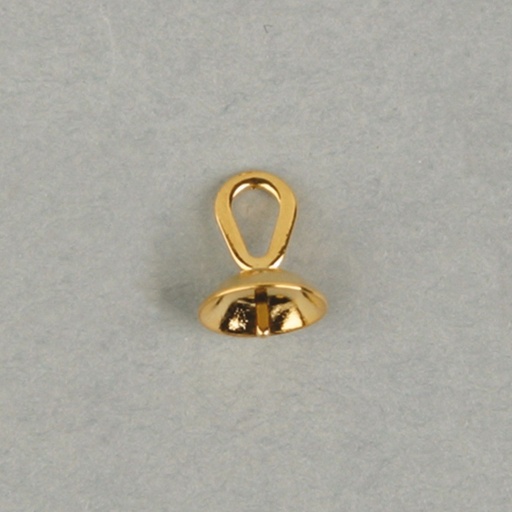 [112520800] Campanillo con casquilla Ø 8mm para perla redonda de 10 y 12mm